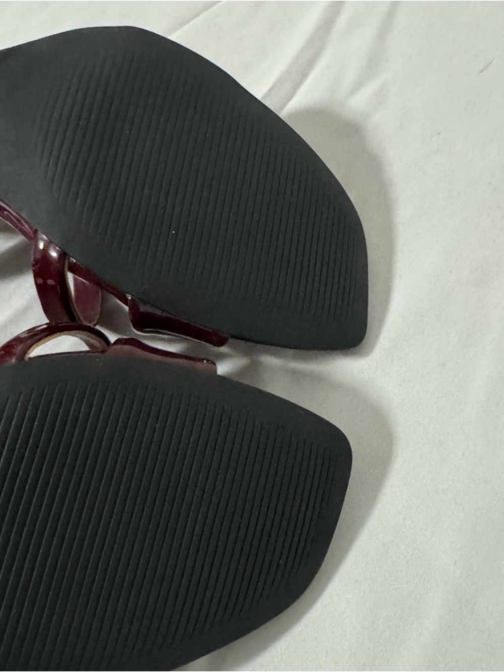 Calvin Klein Women’s Size 5.5M Wine Patent Strappy High Heel Ankle Strap EUC - Picture 6 of 10